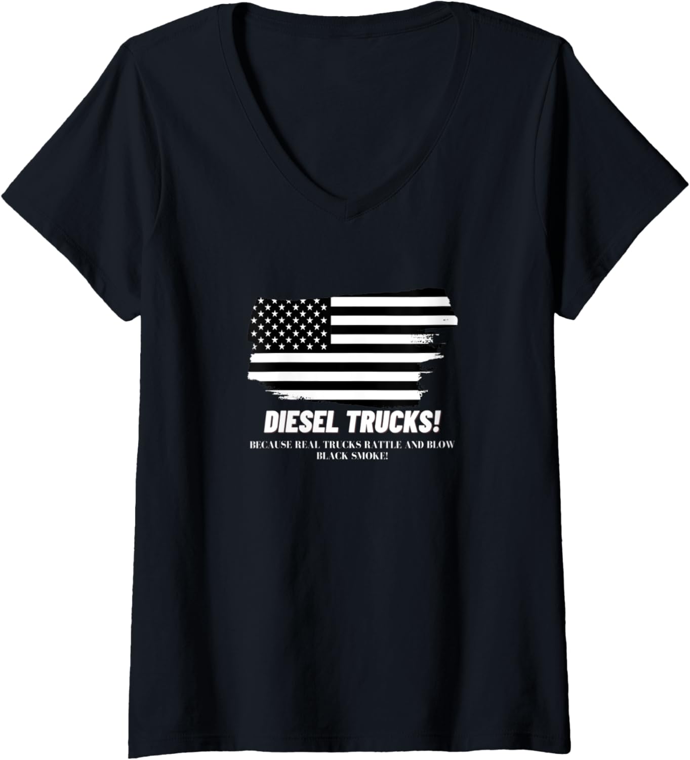 Womens Diesel trucks! Hotrod Man Designs V Neck