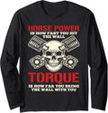 Diesel Horse Power How Fast Torque Skull Pistons Long Sleeve