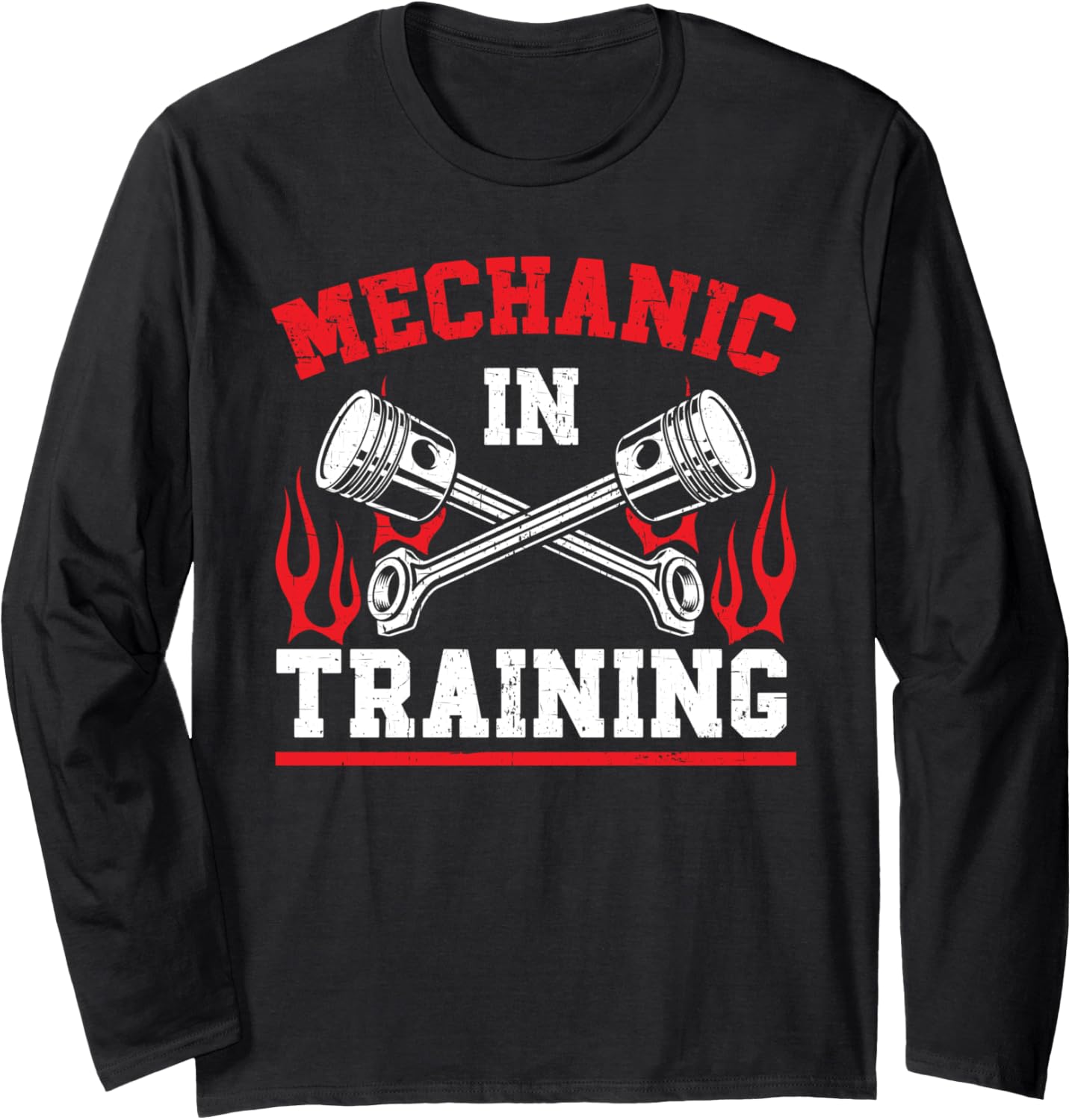 Mechanic In Training Engine Diesel Mechanic Auto Mechanic Long Sleeve