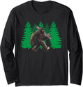 Bigfoot diesel mechanic funny sasquatch camshaft mechanic Long Sleeve