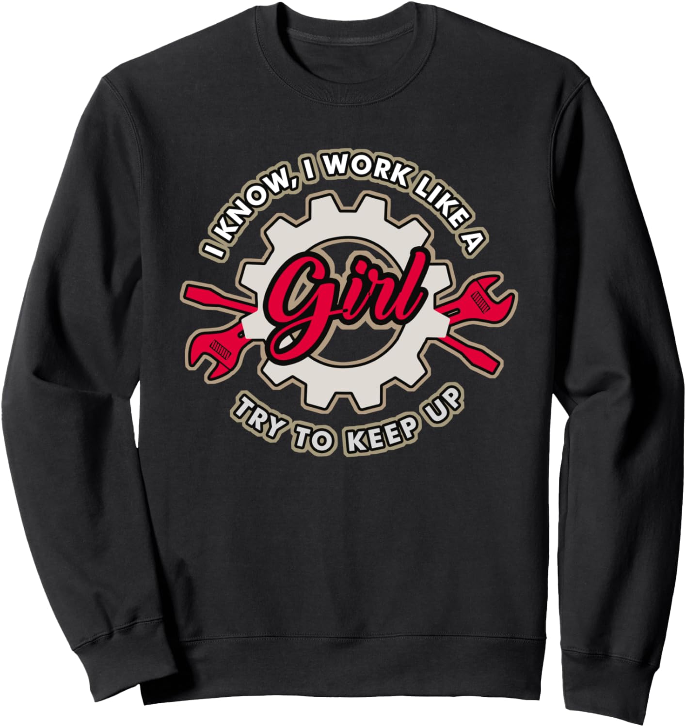 Women mechanic shirt Clothing Girl Car Repair Tshirt Sweatshirt
