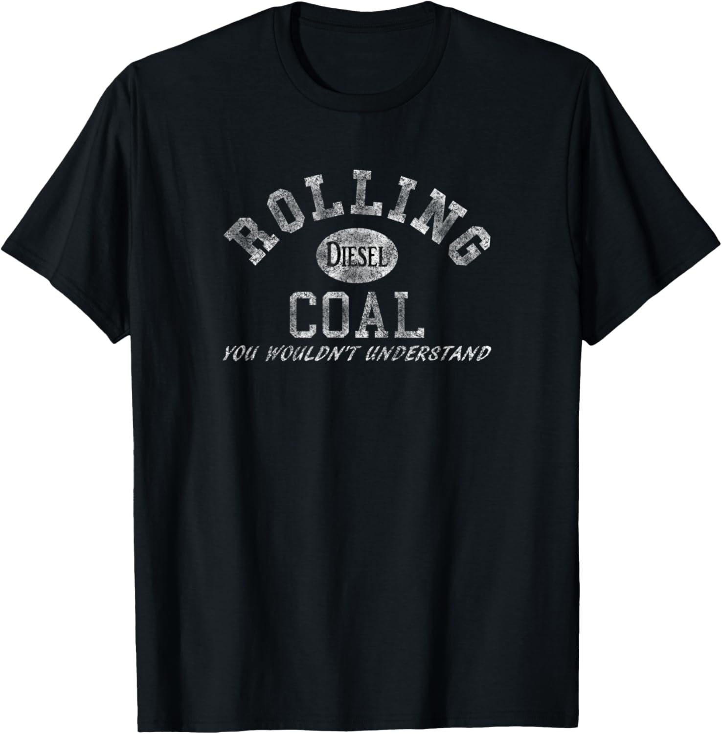 Rolling Coal Diesel Funny Vintage Stressed
