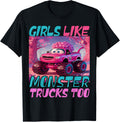 Cute Monster Truck Girls Like Monster Trucks Too funny girls