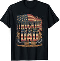 Trucker Dad American Proud Patriot Fathers Day